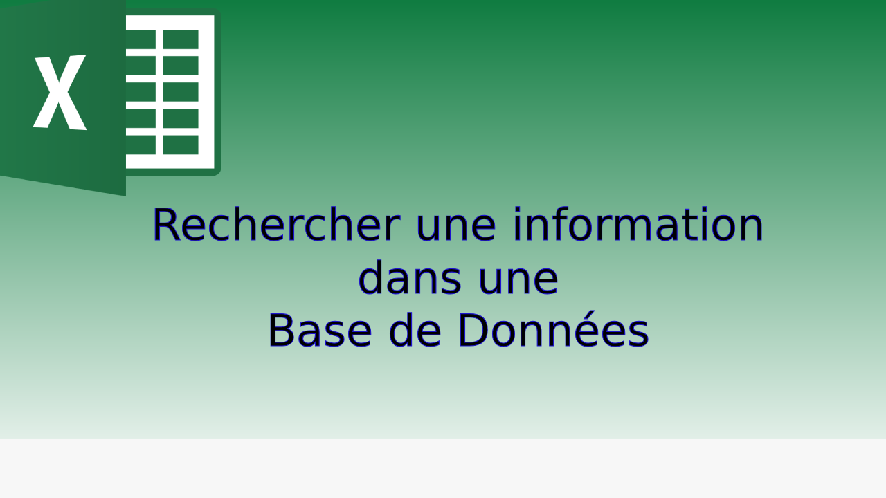 Recherche de données Excel avec INDEX et EQUIV